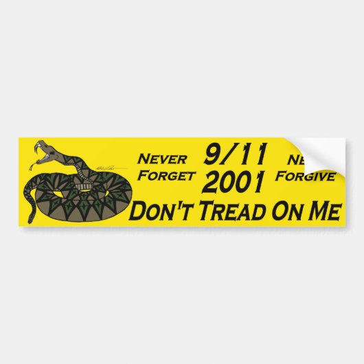 Gadsden Bumpersticker (Voorkant)