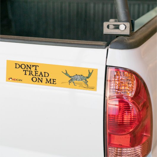 Gadsden Crab Bumpersticker (Op Truck)