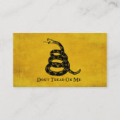 Gadsden Flad  Visitekaartje (Achterkant)