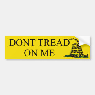 Gadsden_flag 11in bumper2 bumpersticker