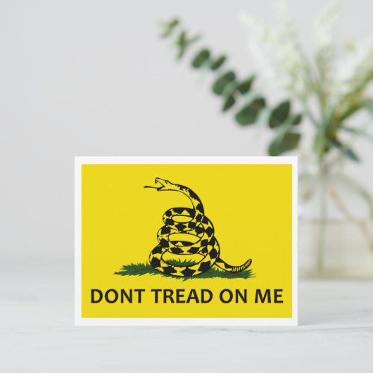 Gadsden Flag Briefkaart (Staand voorkant)