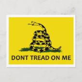 Gadsden Flag Briefkaart (Voorkant)