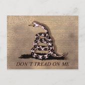Gadsden Flag Briefkaart (Voorkant)