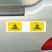 Gadsden Flag Bumpersticker (Op auto)