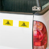 Gadsden Flag Bumpersticker (Op Truck)