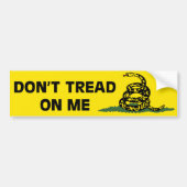 Gadsden Flag Bumpersticker (Voorkant)