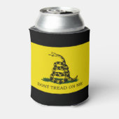 Gadsden Flag - Dont Tread Op Mij - Drink Coozie (Blikje Achterkant)