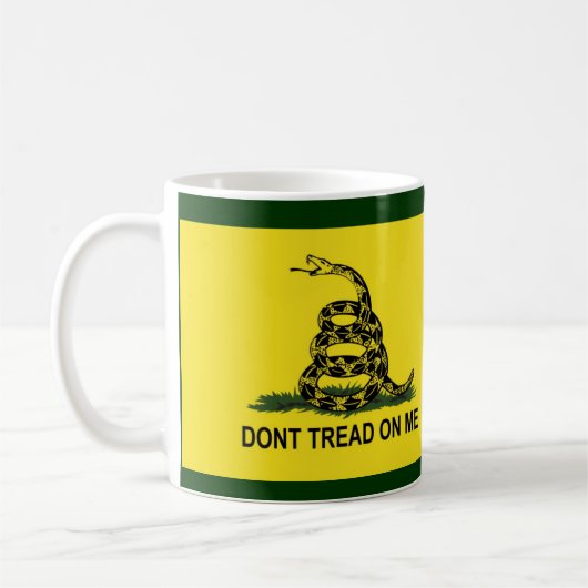 Gadsden Flag Dont Tread over me Koffiemok (Links)