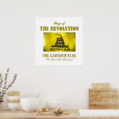 Gadsden Flag (FR) Poster (Keuken)