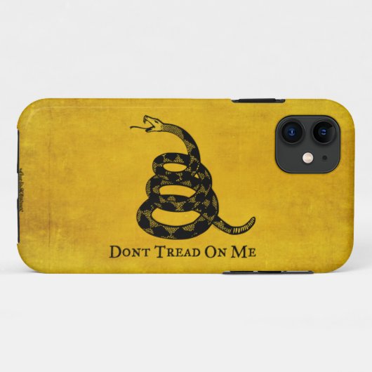 Gadsden  Flag iPhone Case (Achterkant (horizontaal))