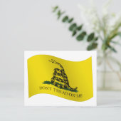Gadsden Flag, kijk niet naar me. Briefkaart (Staand voorkant)