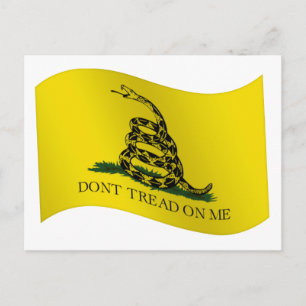 Gadsden Flag, kijk niet naar me. Briefkaart