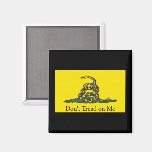 Gadsden Flag Magneet (Voorkant / Achterkant)