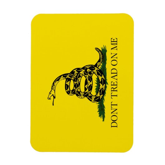 Gadsden Flag Magneet (Verticaal)