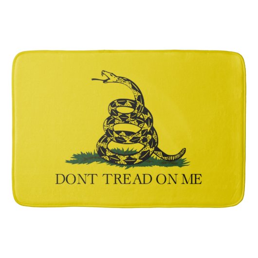 Gadsden Flag (niet op mij lezen) (Amerikaanse slan Badmat (Voorkant)