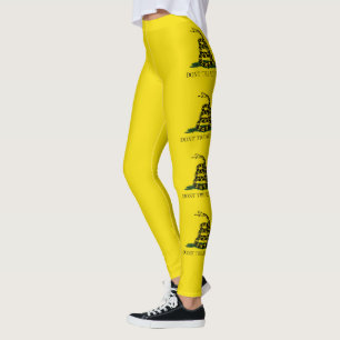 Gadsden Flag (niet op mij lezen) (Amerikaanse slan Leggings