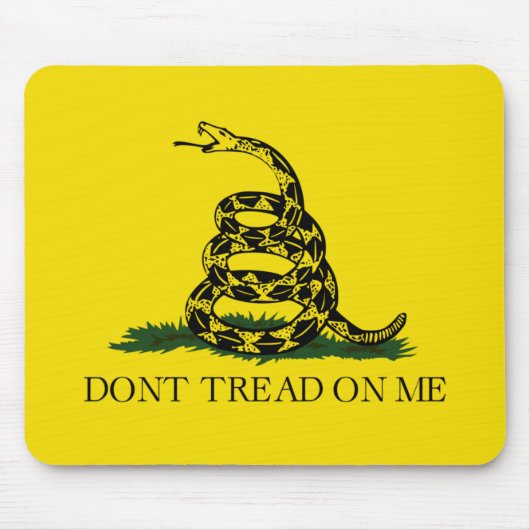 Gadsden Flag (niet op mij lezen) (Amerikaanse slan Muismat (Voorkant)