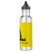 Gadsden Flag (niet op mij lezen) (slangenvlag) Sta Waterfles (Rechts)