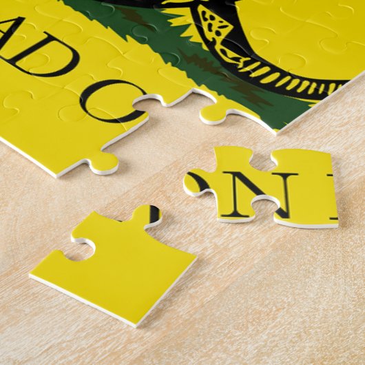 Gadsden Flag - Niet tegen mij lopen Legpuzzel (Zijkant)