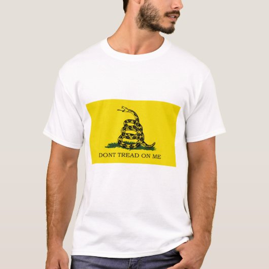 Gadsden Flag - Niet Tread On Me - T Shirt (Voorkant)