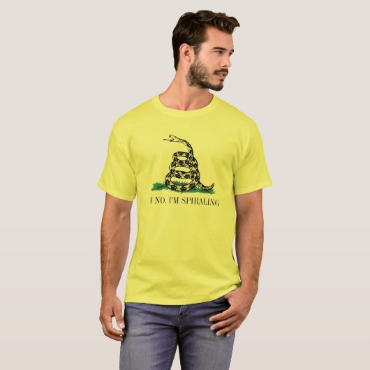 Gadsden Flag Parody: Ik spirteer T-Shirt (Voorkant volledig)