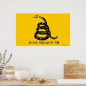 Gadsden Flag Poster (Keuken)