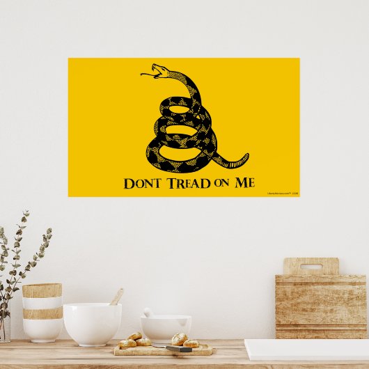 Gadsden Flag Poster (Keuken)
