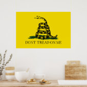 Gadsden Flag Poster (Keuken)