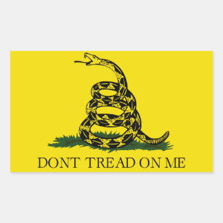 Gadsden Flag Rechthoekige Sticker