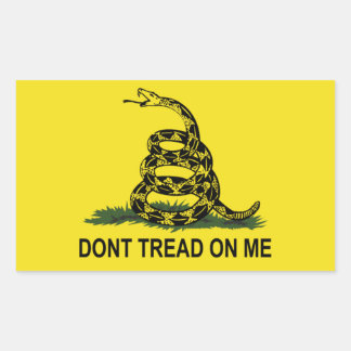 Gadsden Flag Rechthoekige Sticker