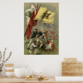 Gadsden Flag Revolutionary War Bunker Hill Poster (Keuken)