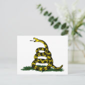 Gadsden Flag Snake Briefkaart (Staand voorkant)