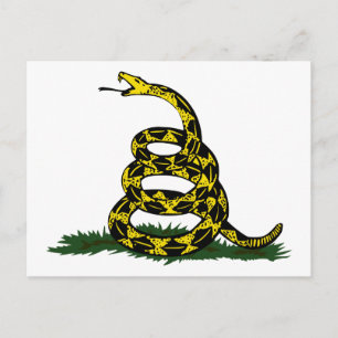 Gadsden Flag Snake Briefkaart