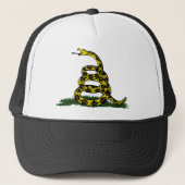 Gadsden Flag Snake Trucker Pet (Voorkant)