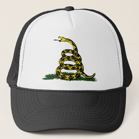 Gadsden Flag Snake Trucker Pet (Voorkant)