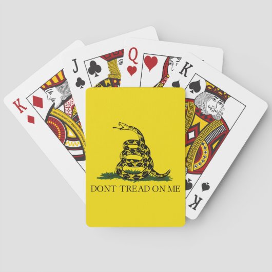 Gadsden Flag Speelkaarten (Achterkant)