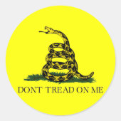 Gadsden flag Sticker (Voorkant)