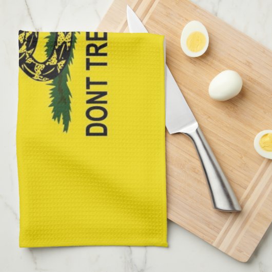 Gadsden Flag Theedoek (Quarter Fold)