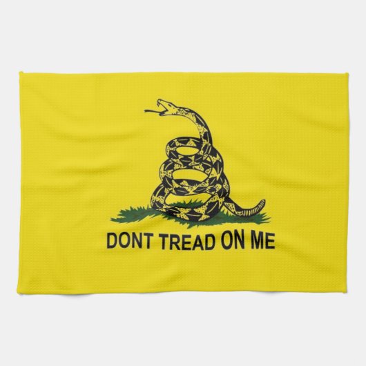 Gadsden Flag Theedoek (Horizontaal)