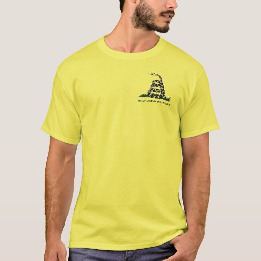 Gadsden Flag Tread Around en ontdek het T-shirt (Voorkant)