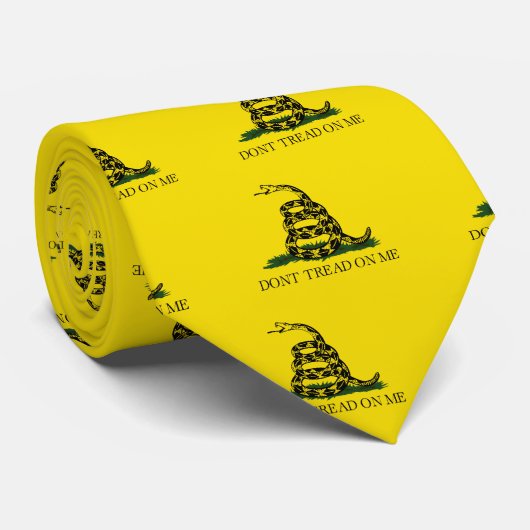 Gadsden kan me niet vertellen stropdas (Opgerold)