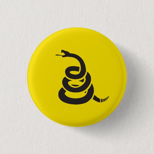 Gadsden (modern) ronde button 3,2 cm (Voorkant)