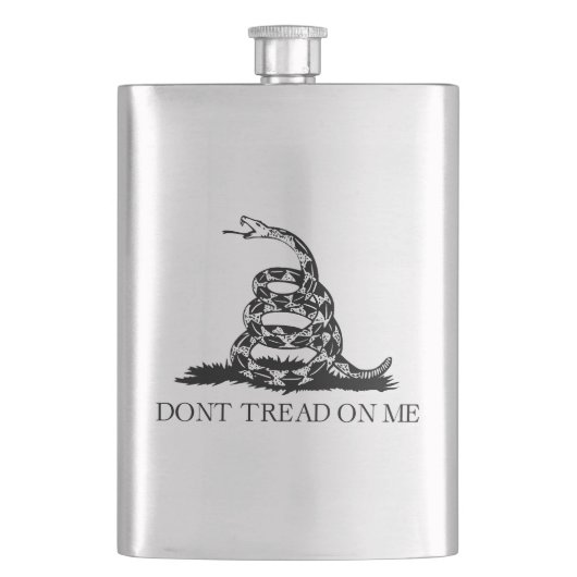 Gadsden Ratelslangenvlag: Onafhankelijkheidsoorlog Flacon (Voorkant)