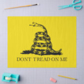 Gadsden Ratelslangenvlag: Onafhankelijkheidsoorlog Tissuepapier (Craft)