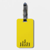 Gadsden Rattlesnake Flag: Revolutionaire Oorlog 17 Bagagelabel (Achterkant verticaal)