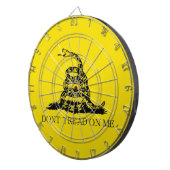 Gadsden Rattlesnake Flag: Revolutionaire Oorlog 17 Dartbord (Voorkant Rechts)