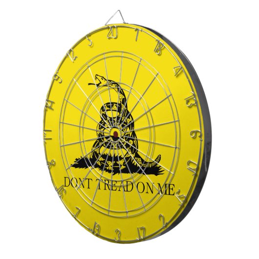 Gadsden Rattlesnake Flag: Revolutionaire Oorlog 17 Dartbord (Voorkant Rechts)