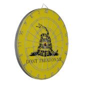 Gadsden Rattlesnake Flag: Revolutionaire Oorlog 17 Dartbord (Voorkant Links)