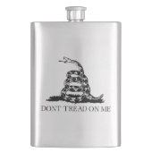 Gadsden Rattlesnake Flag: Revolutionaire Oorlog 17 Flacon (Voorkant)