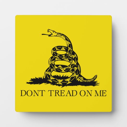 Gadsden Rattlesnake Flag: Revolutionaire Oorlog 17 Fotoplaat (Voorkant)